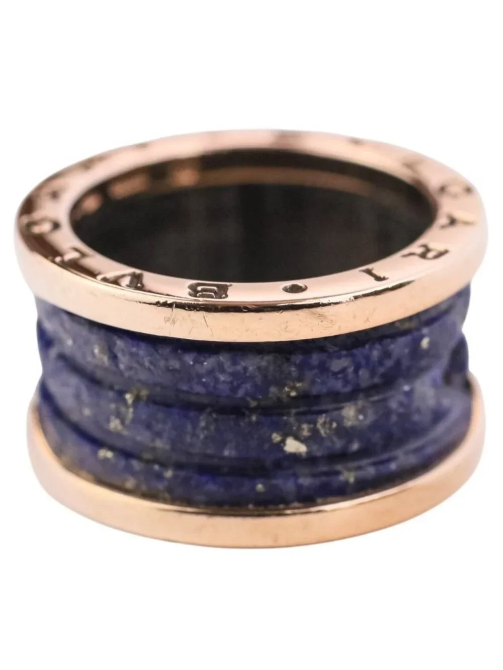 Bvlgari B.zero1 B-zero One 18k Lapis Lazuli Ring 750 52 Yellow Gold